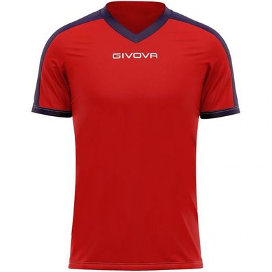 T-Shirt Givova Revolution kurzärmelig rot