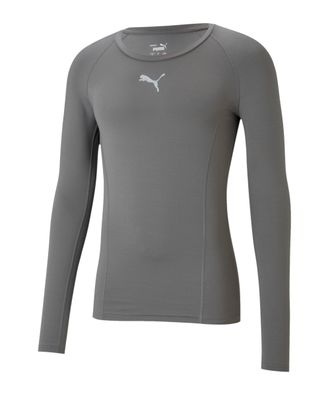 Langarmshirt Puma Slim Fit Grau
