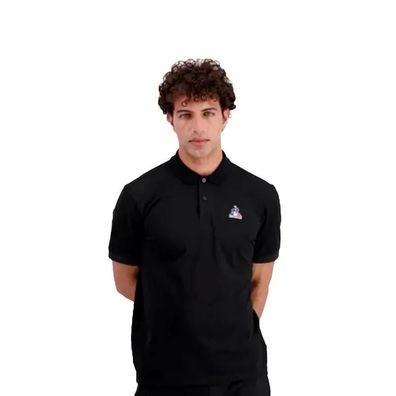 Polo Le Coq Sportif Essential N1 schwarz