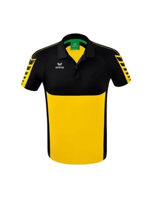 Poloshirt Erima Gelb/Schwarz Six Wings
