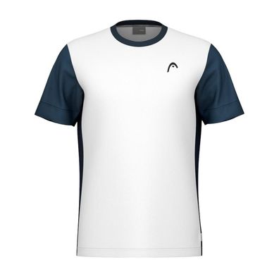 T-Shirt Head Sport Weiß Blau Navy