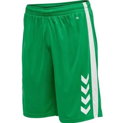 Basketball Shorts Hummel Core XK in Grén/Weiß