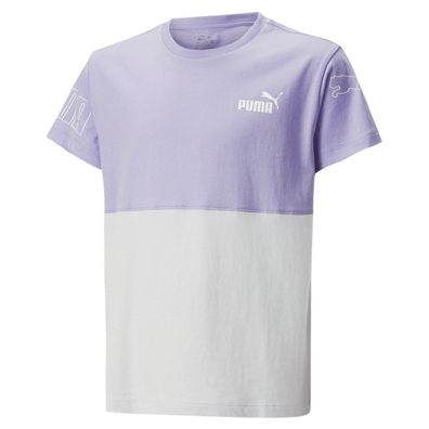 T-Shirt Puma Power Colorblock violett