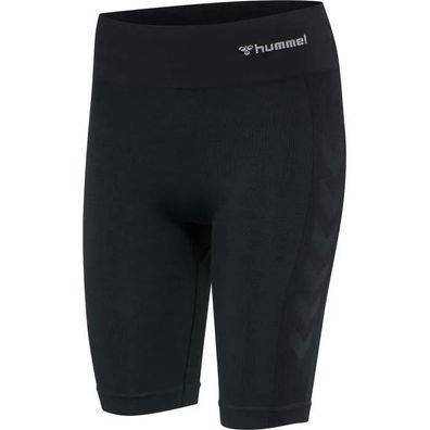 Short Hummel nahtlos fér Damen, schwarz, Fitness
