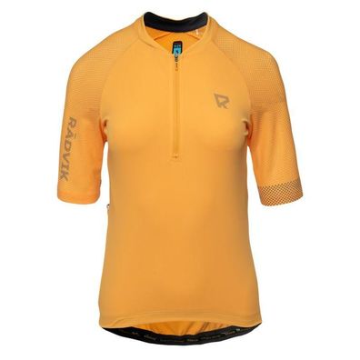 T-Shirt Radvik Steinar Orange Radtrikot Damen