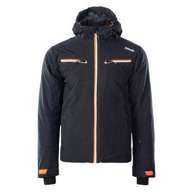 Veste Brugi isolierte Herren-Skijacke schwarz