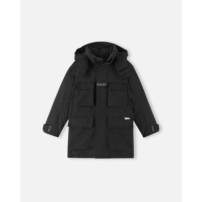 Skijacke Reima Luja Schwarz Kinder