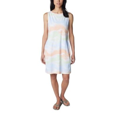 Kleid Columbia Chill River bedruckt Weiß