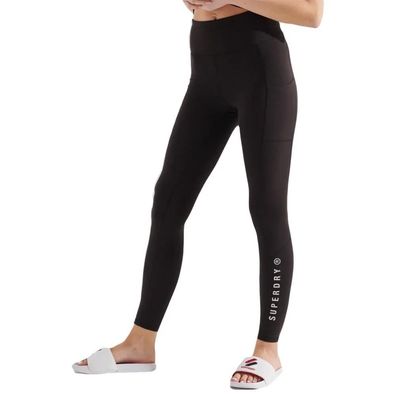 Leggings Superdry Active Lifestyle Damen schwarz