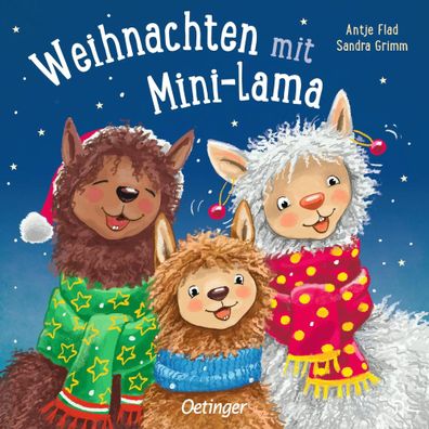 Weihnachten mit Mini-Lama | Lustiges Pappbilderbuch für Kinder ab 2 Jahren