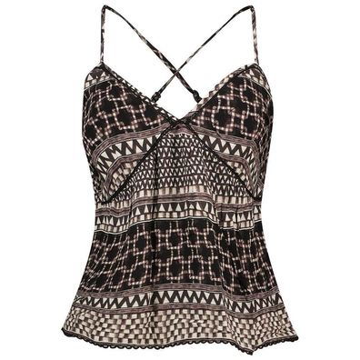 ßrmelloses Oberteil Superdry Printed Woven
