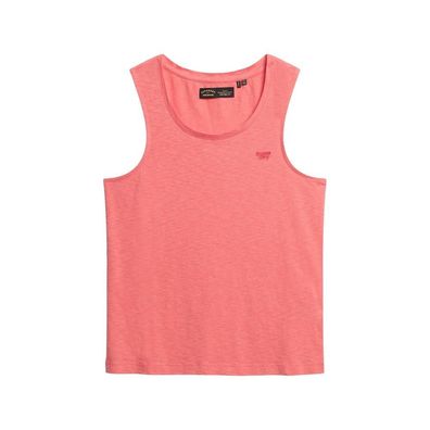 ßrmelloses T-Shirt Superdry mit Rundhalsausschnitt, rosa