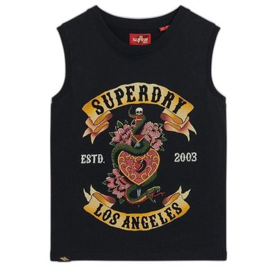 Tanktop Superdry mit Tattoo-Strass-Effekt