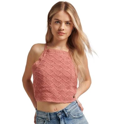 Top Superdry Vintage Crop Crochet