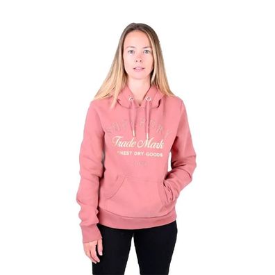 Sweatshirt Superdry mit Metallic-Logo, Rose