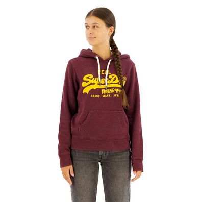 Hoodie Superdry Chenille Grafik Bordeaux