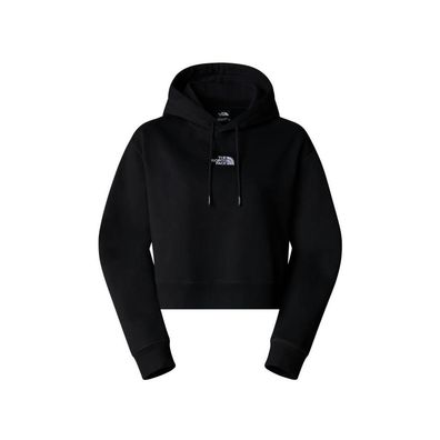 Hoodie The North Face Crop-Top Schwarz Damen