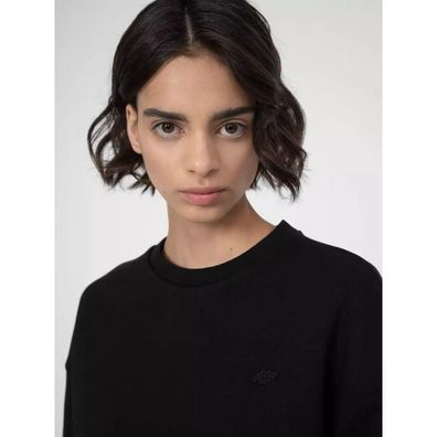 Sweatshirt 4F Schwarz Damen lässig