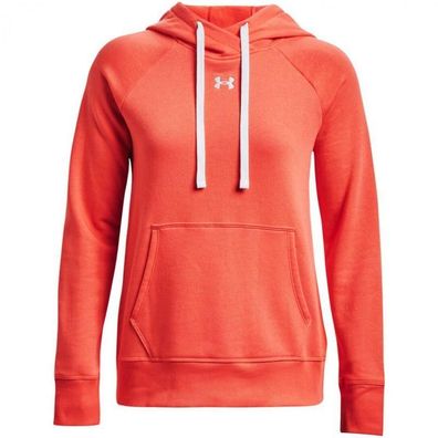 Sweatshirt Under Armour Orange Kapuzenpullover Damen