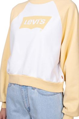 Sweatshirt Levi's Rundhalsausschnitt Gelb