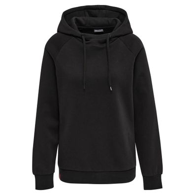 Sweatshirt Hummel Klassischer Damen Hoodie Schwarz
