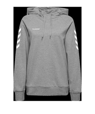 Sweatshirt Hummel mit Kapuze und Mesh-Futter, Grau