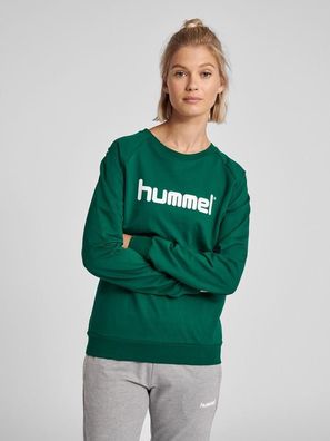 Sweatshirt Hummel mit auffälligem Logo in Grén