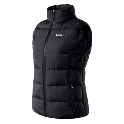 Gilet Hi-Tec Damen Sanis, Schwarz, Leicht und Warm