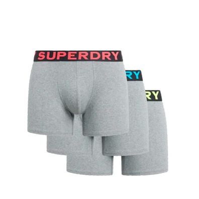 Boxer Superdry aus Baumwolle, Grau, 3er Pack