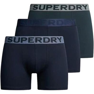 Boxers Superdry Blau Komfortable Herrenunterwäsche