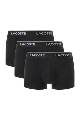 Boxers Lacoste Komfortabler Stretch-Jersey Schwarz