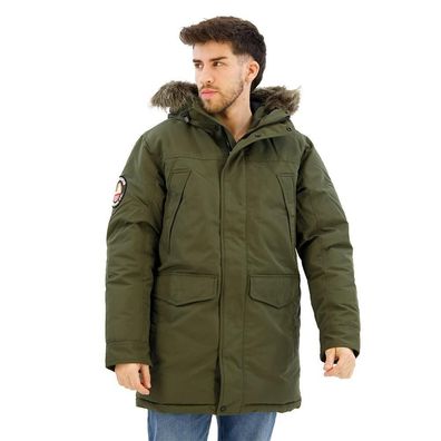Jacke Superdry mit Kapuze und Recycling-Polyester