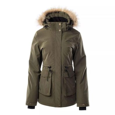 Jacke Iguana Winterparka mit abnehmbarer Kapuze grén