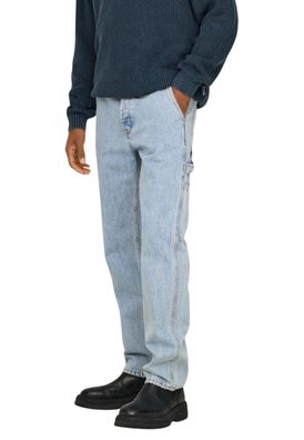 Hose Only Gerade Passform Hellblau Denim