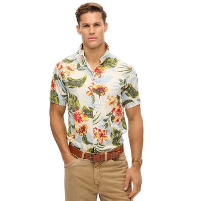 Hemd Superdry Hawaiian Print mit Aloha Shadow Muster