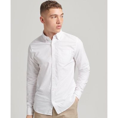 Hemd Superdry Baumwoll Oxford Langarm