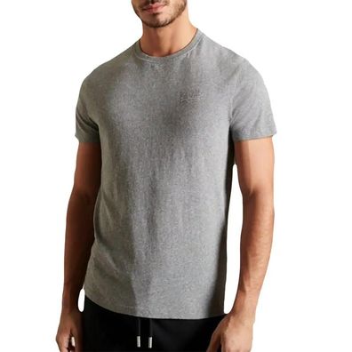 T-Shirt Superdry Vintage Besticktes Grau