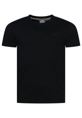 T-Shirt Superdry Essential Schwarz, Baumwolle, Herren