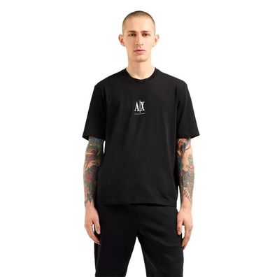 T-Shirt Armani Exchange Schwarz Regular Fit
