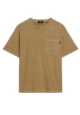 T-Shirt Superdry mit kontrastierenden Nähten und Brusttasche