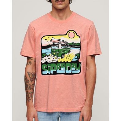 T-Shirt Superdry Neon Travel Graphic Locker