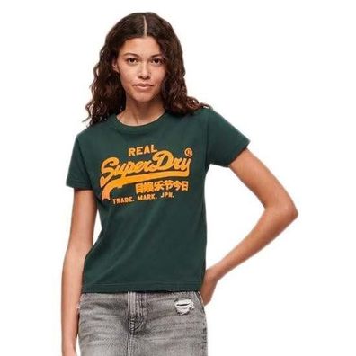 T-Shirt Superdry Neon Vl Grafik Enganliegend Grén