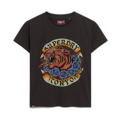 T-Shirt Superdry Tattoo mit Strasssteinen