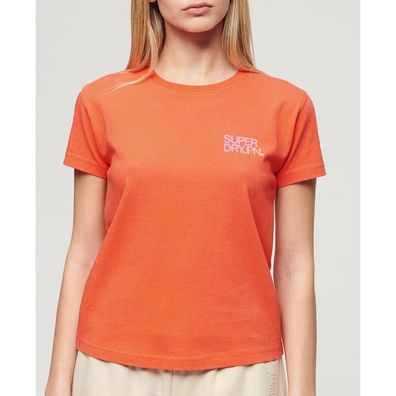 T-Shirt Superdry Sportswear Logo, eng anliegend, schwarz