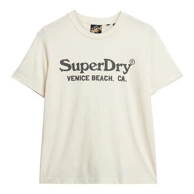 T-Shirt Superdry Metallic Venue Relaxed Kurzarm