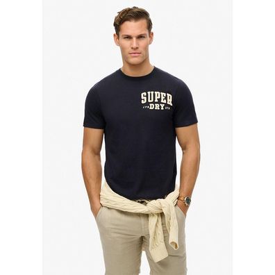 T-Shirt Superdry Vintage Athletic Schwarz