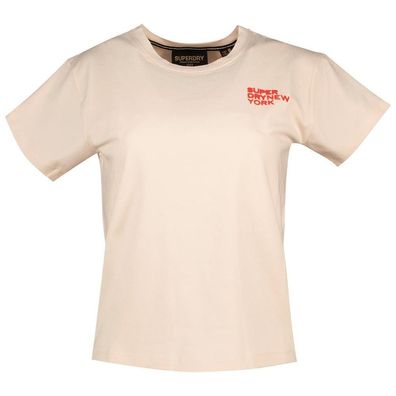 T-Shirt Superdry Slim Fit Rosa Mauve