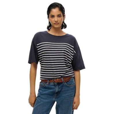 T-Shirt Superdry Oversize geschnittenes Damen-Shirt Blau