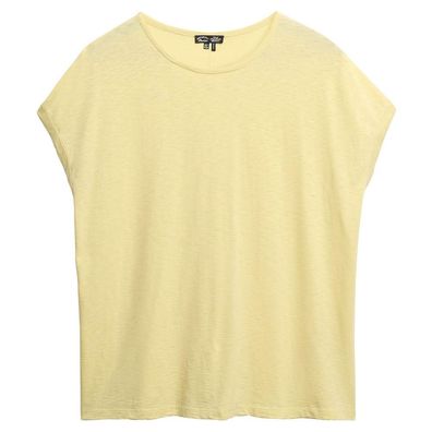 T-Shirt Superdry Lockerer Schnitt Gelb