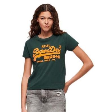 T-Shirt Superdry Slim Fit mit Neon-Print
